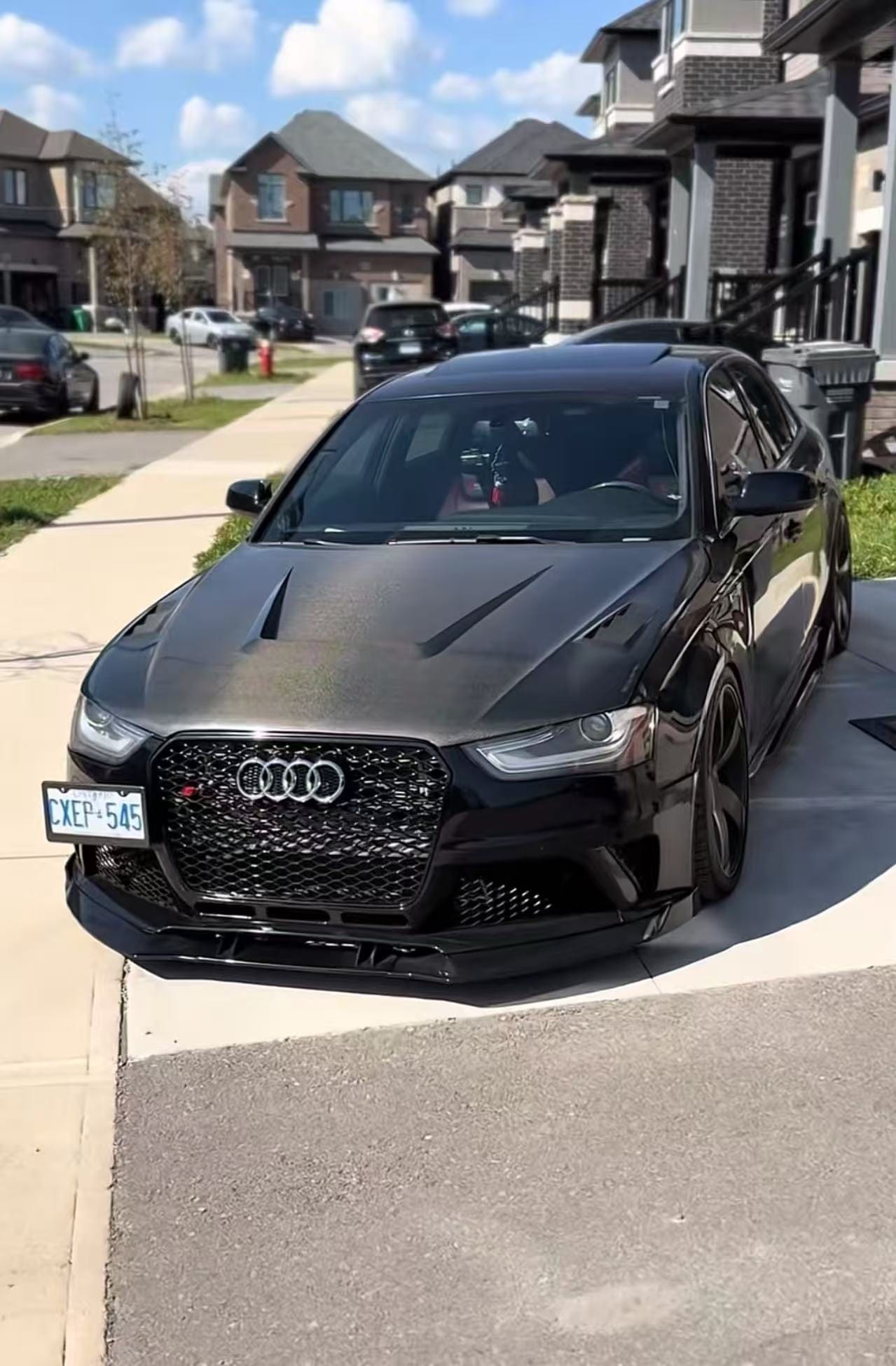 Audi B8.5 S-Line A4 S4 RS4 Front Vented Bonnet Hood 2013-2016