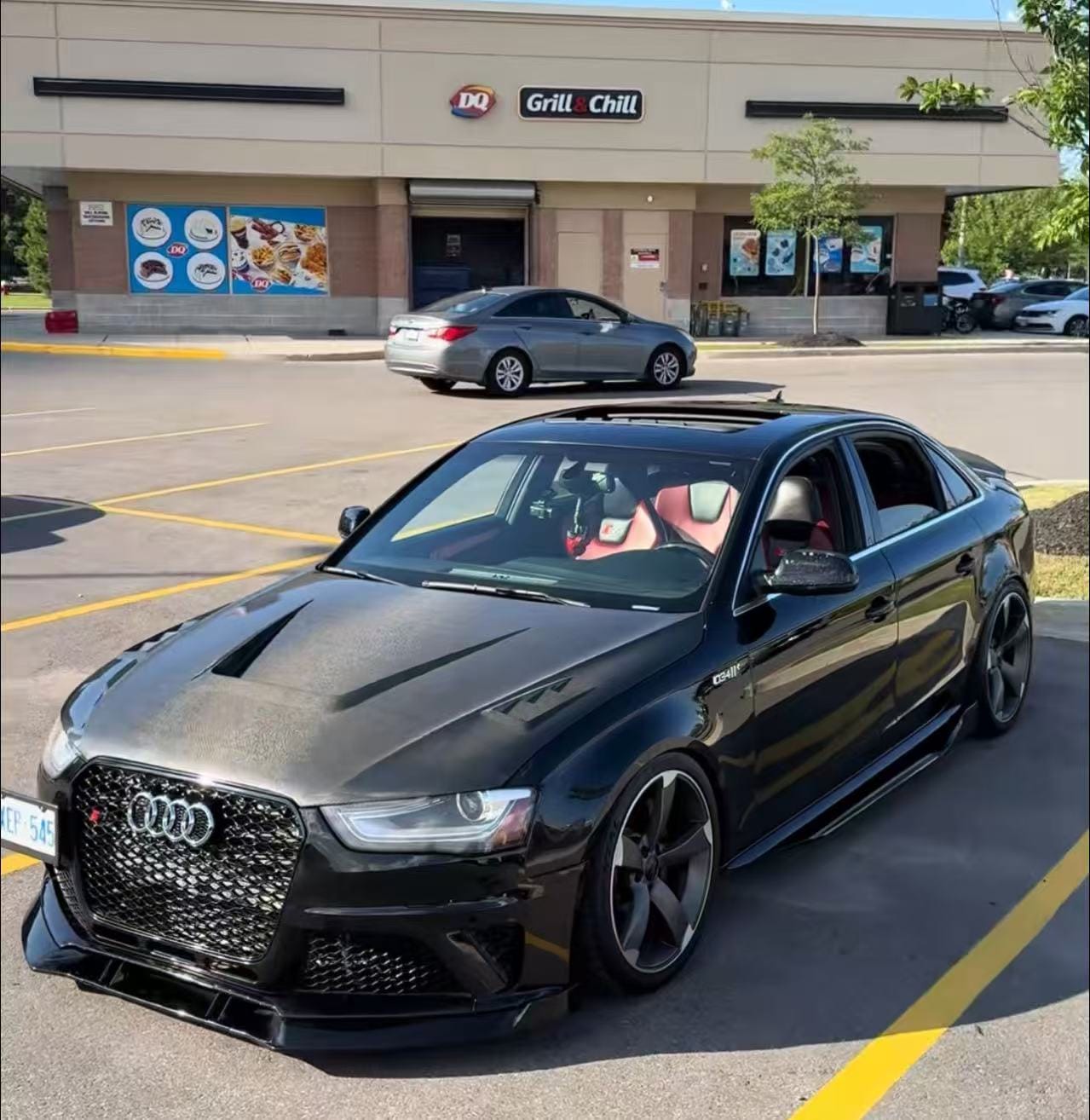 Audi B8.5 S-Line A4 S4 RS4 Front Vented Bonnet Hood 2013-2016