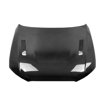 Audi B8 S-Line A4 S4 RS4 Front Vented Bonnet Hood 2008-2012 Kazento Carbon Parts Carbon Fiber A4-HOOD-LN-CF