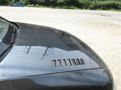 Audi B8 S-Line A4 S4 RS4 Front Vented Bonnet Hood 2008-2012 Kazento Carbon Parts Carbon Fiber A4-HOOD-LN-CF