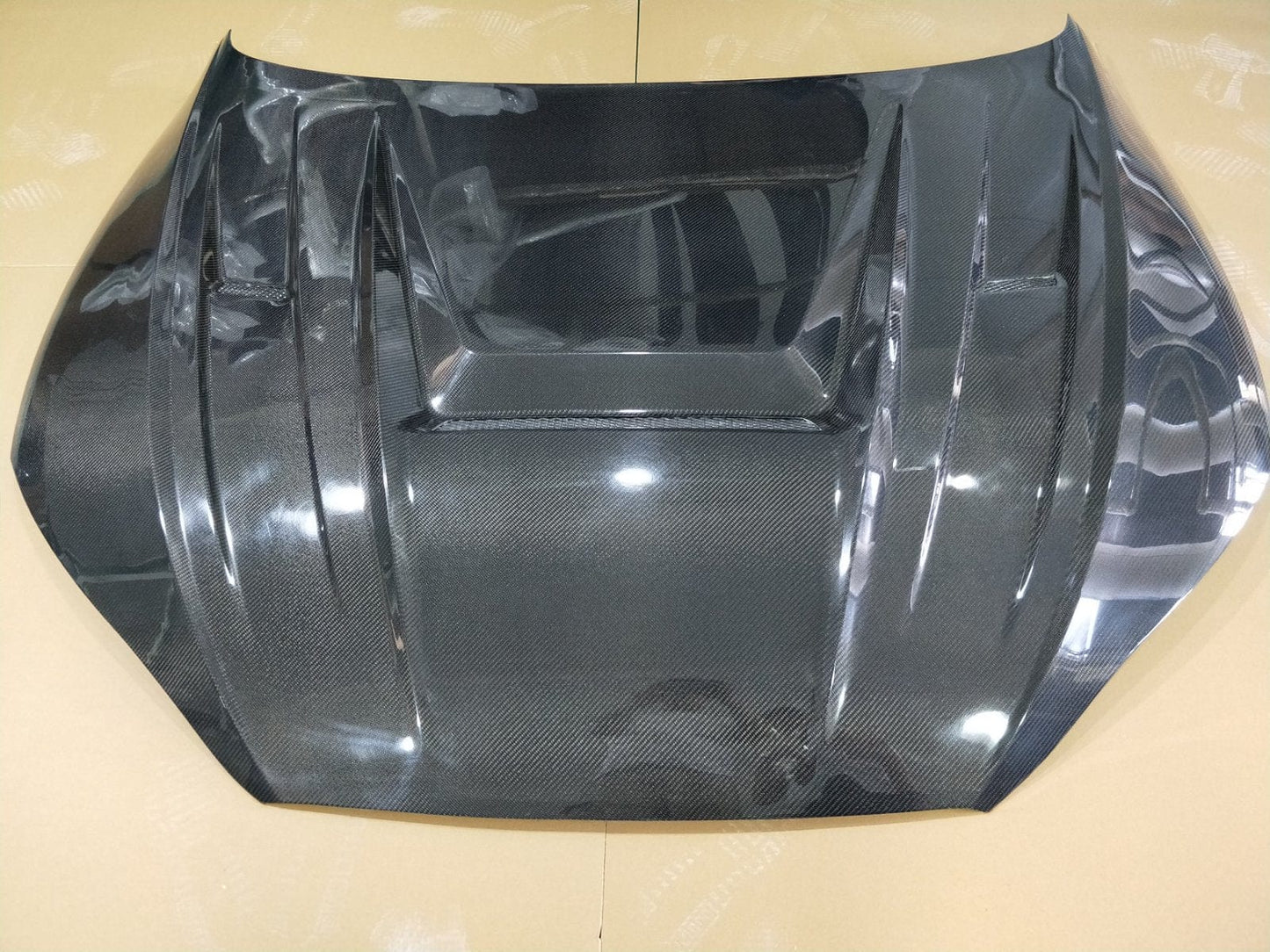 Audi B9 A5 & S5 & RS5 LN Style Front Vented Bonnet Hood 2017-2023 Kazento Carbon Parts Carbon Fiber