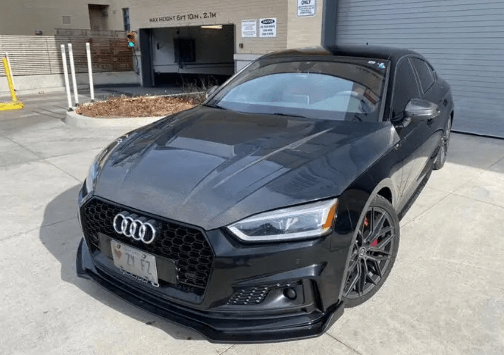 Audi B9 A5 & S5 & RS5 LN Style Front Vented Bonnet Hood 2017-2023 Kazento Carbon Parts Carbon Fiber