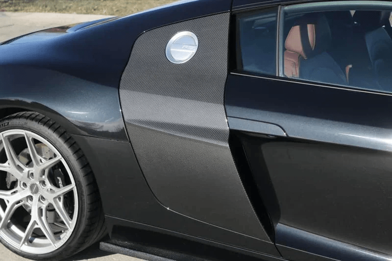 AUDI R8 Gen 1 Carbon Fiber Door Panels 2006-2015 Kazento Carbon Parts Carbon Fiber R8-DOOR-OE-CF