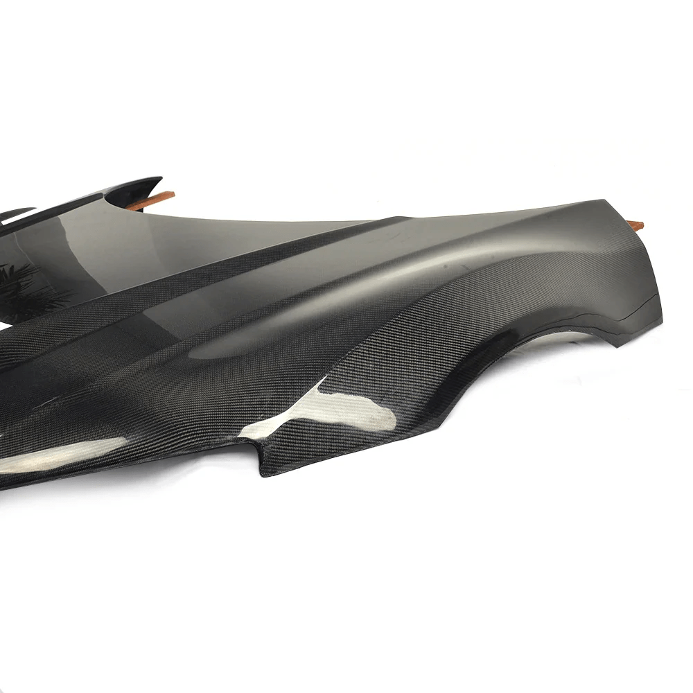 AUDI R8 Gen 1 PPI Style Front Vented Bonnet Hood 2006-2015 Kazento Carbon Parts Carbon Fiber R8-HOOD-LN-CF