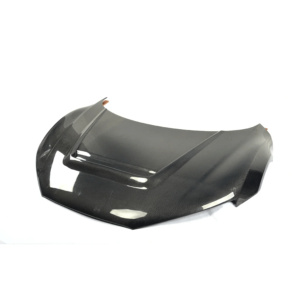 AUDI R8 Gen 1 PPI Style Front Vented Bonnet Hood 2006-2015 Kazento Carbon Parts Carbon Fiber R8-HOOD-LN-CF