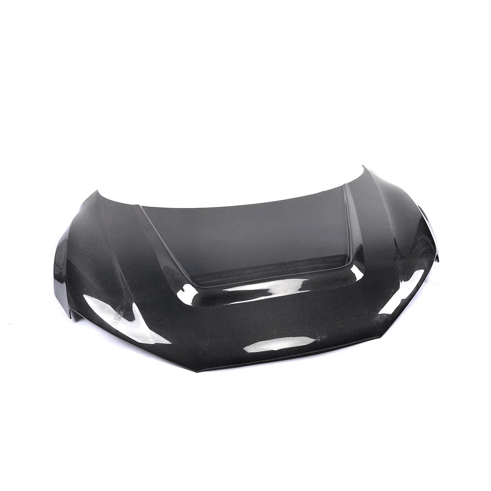AUDI R8 Gen 1 PPI Style Front Vented Bonnet Hood 2006-2015 Kazento Carbon Parts Carbon Fiber R8-HOOD-LN-CF