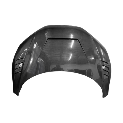 AUDI R8 Gen 2 Front Vented Bonnet Hood 2016-2025 Kazento Carbon Parts R8-HOOD-WD-CF