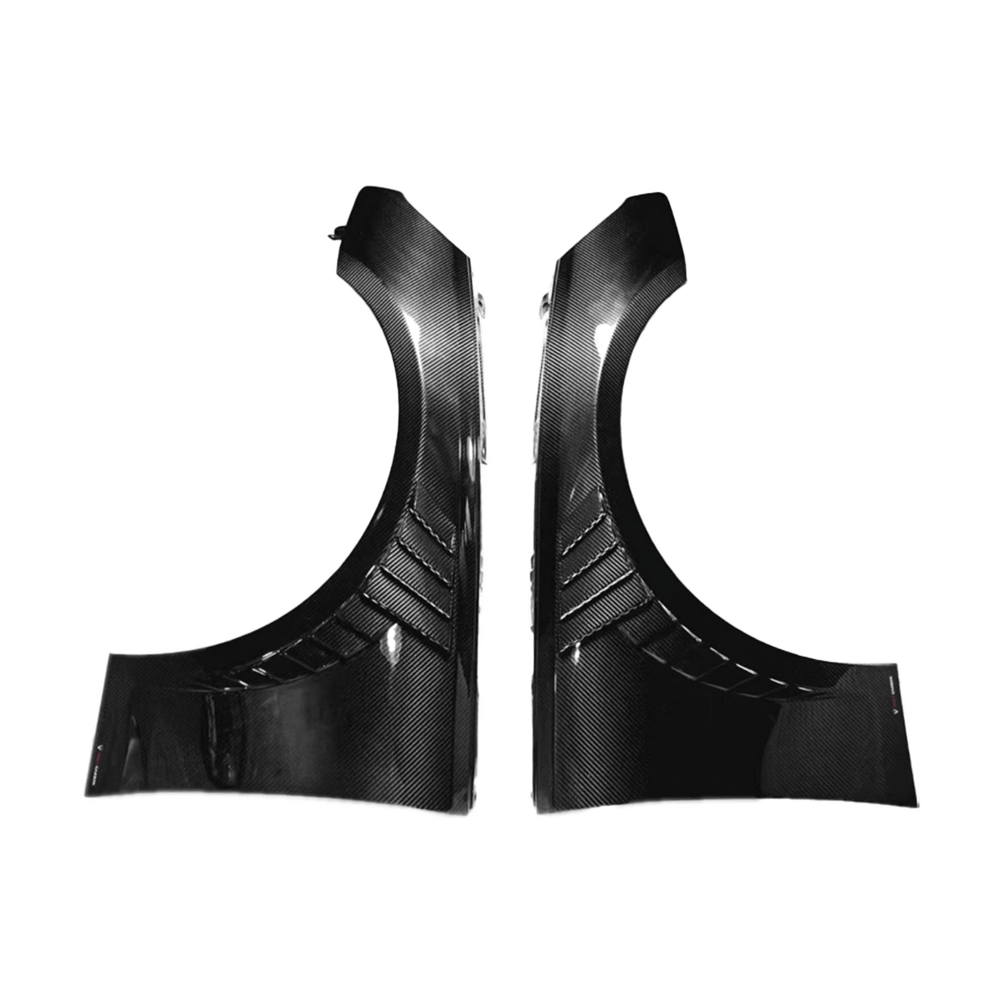 Audi S4 A4 B9 2017-2019 & B9.5 2020-2025 TAK Style Front Vents Fenders Kazento Carbon Parts Carbon Fiber S4-FF-MK-CF