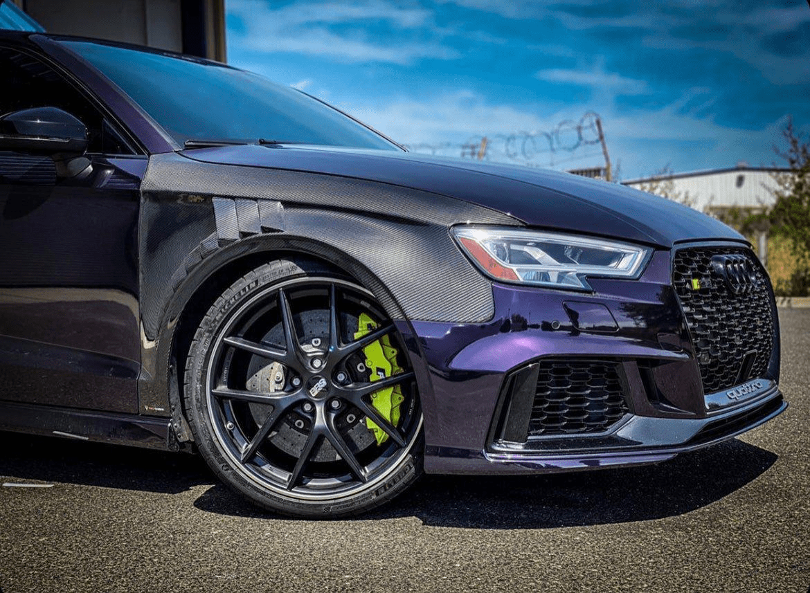 Audi S4 A4 B9 2017-2019 & B9.5 2020-2025 TAK Style Front Vents Fenders