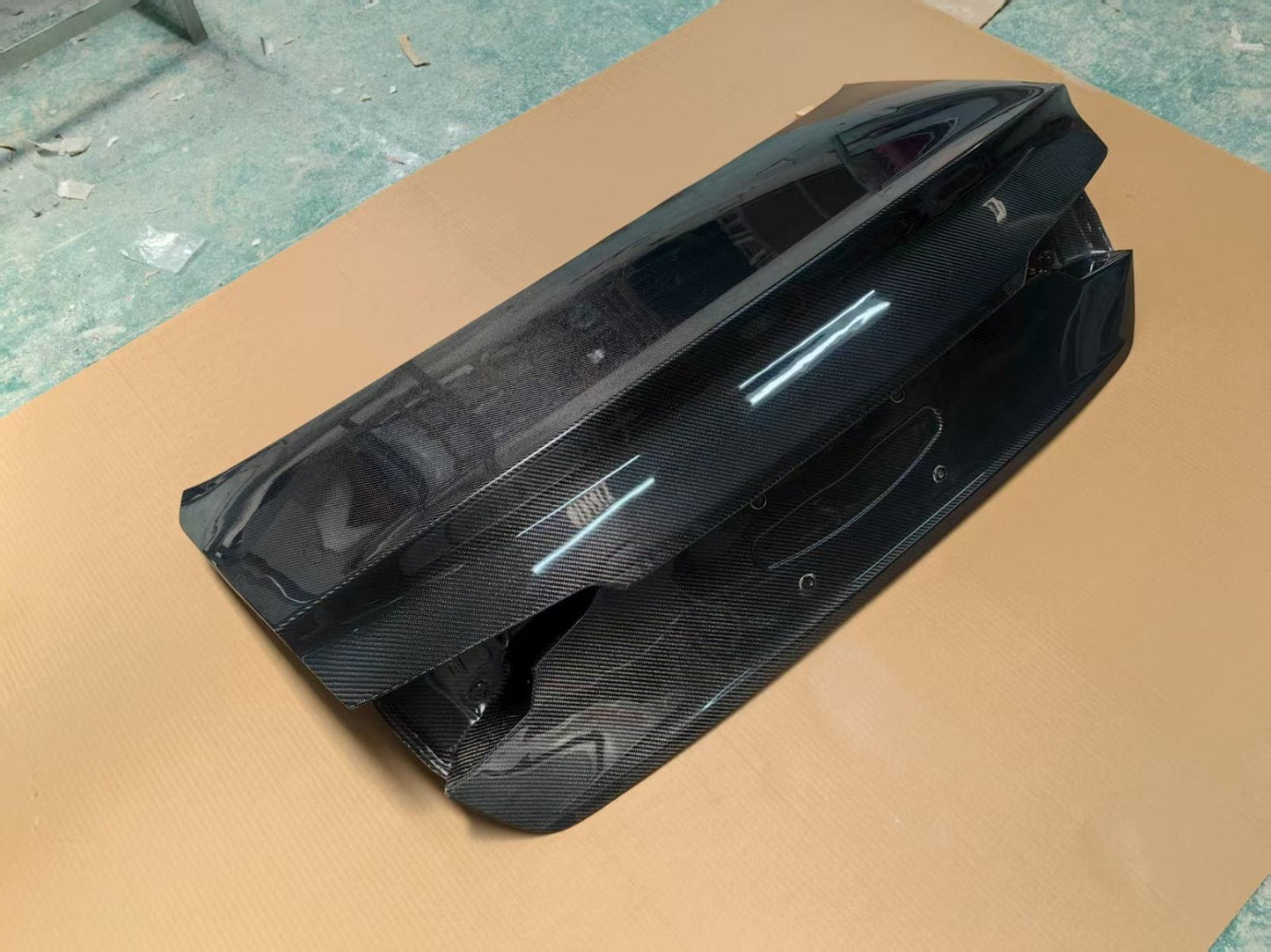 Audi S4 & A4 B9 B9.5 Sedan OEM style Rear Trunk Lid 2017-2025 Kazento Carbon Parts Carbon Fiber S4-TRUNK-4DLN-CF