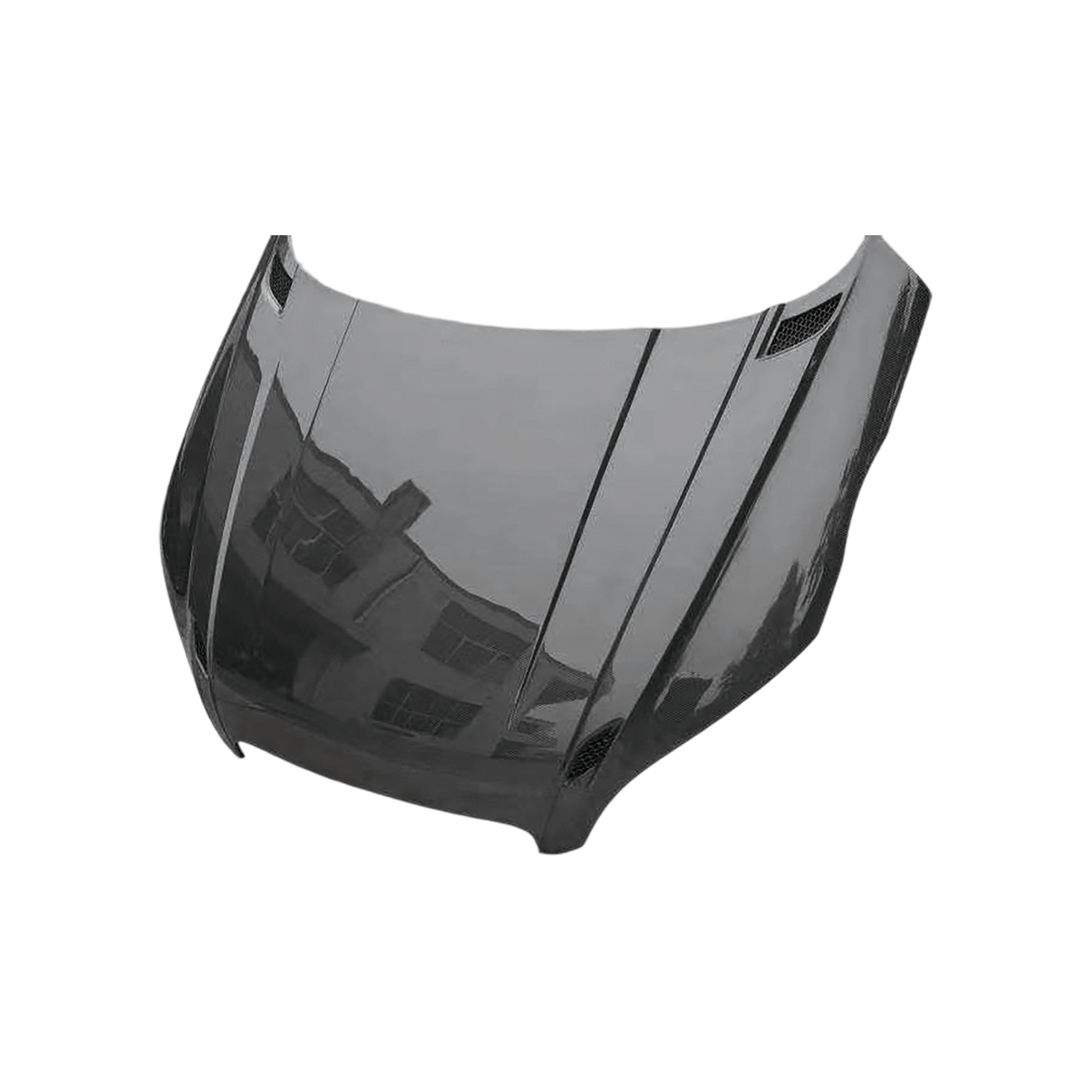 AUDI TT TTS TTRS 8J MK2 Front Vented Bonnet Hood 2008-2015 Kazento Carbon Parts Bonnets/Hoods Carbon Fiber TT2-HOOD-KZ-CF