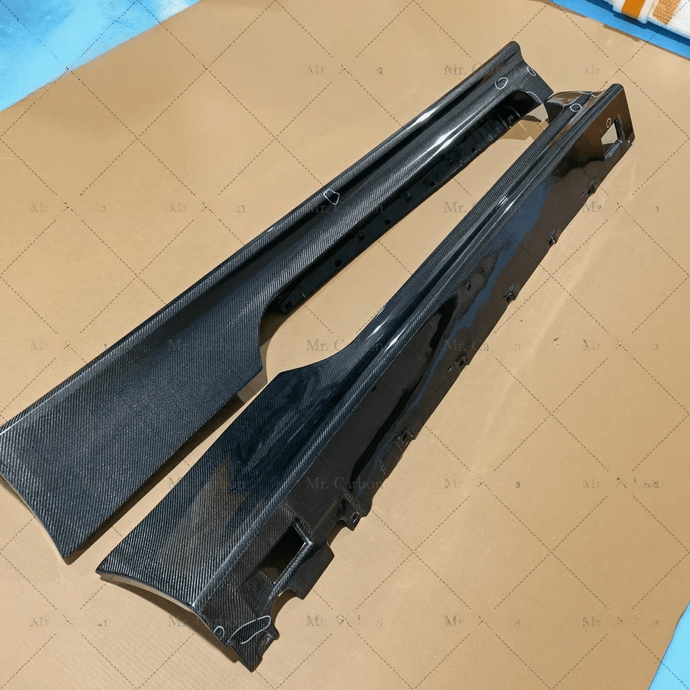 AUDI TT TTS TTRS 8J MK2 OEM Carbon Side Skirts 2008-2015 Pair