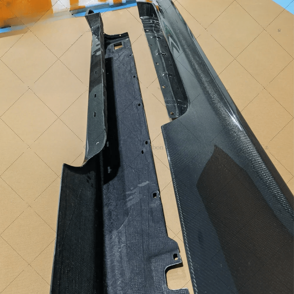 AUDI TT TTS TTRS 8J MK2 OEM Carbon Side Skirts 2008-2015 Pair