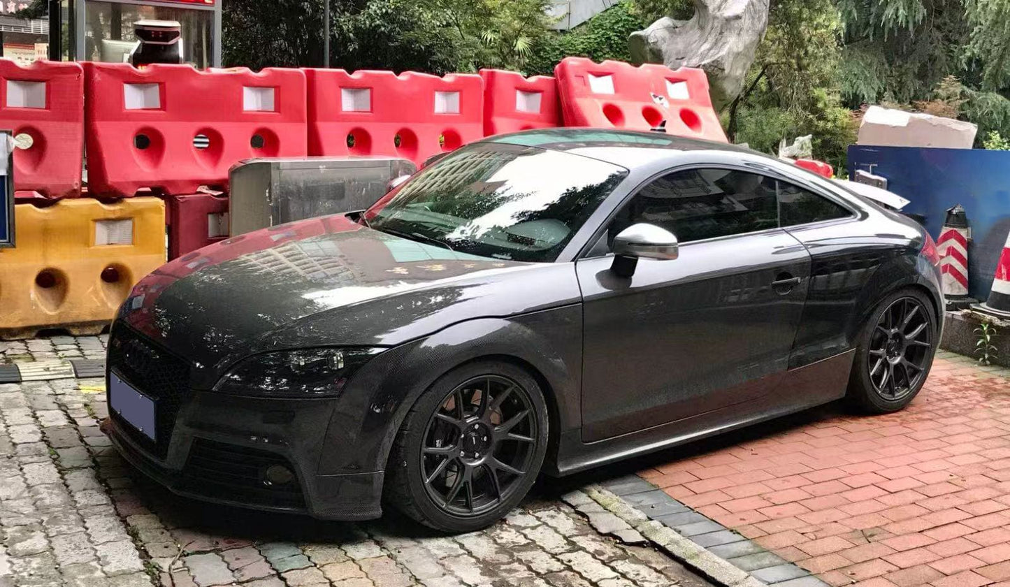 AUDI TT TTS TTRS 8J MK2 OEM Carbon Side Skirts 2008-2015 Pair