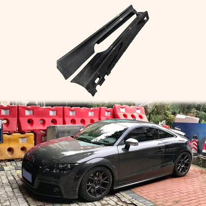 AUDI TT TTS TTRS 8J MK2 OEM Carbon Side Skirts 2008-2015 Pair