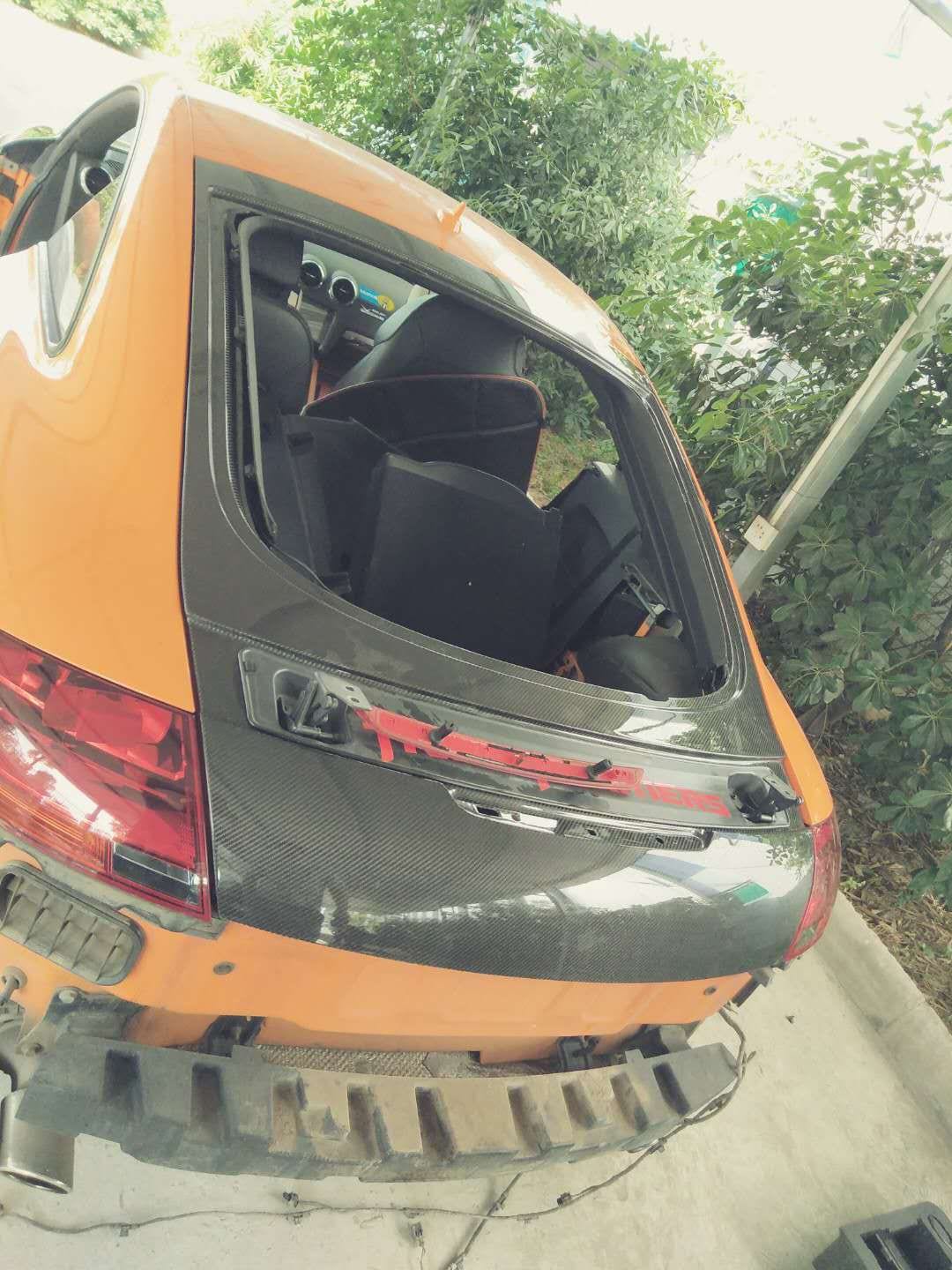 AUDI TT TTS TTRS 8J MK2 OEM Style Carbon Trunk Lid 2008-2015 Kazento Carbon Parts Carbon Fiber TTRS-TRUNK-LN-CF