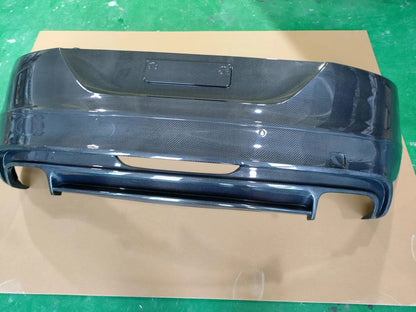 AUDI TT TTS TTRS 8J MK2 Rear bumper 2008-2015 Kazento Carbon Parts TTRS-RB-LN-CF