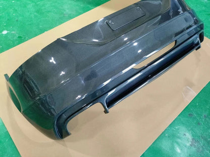 AUDI TT TTS TTRS 8J MK2 Rear bumper 2008-2015 Kazento Carbon Parts TTRS-RB-LN-CF
