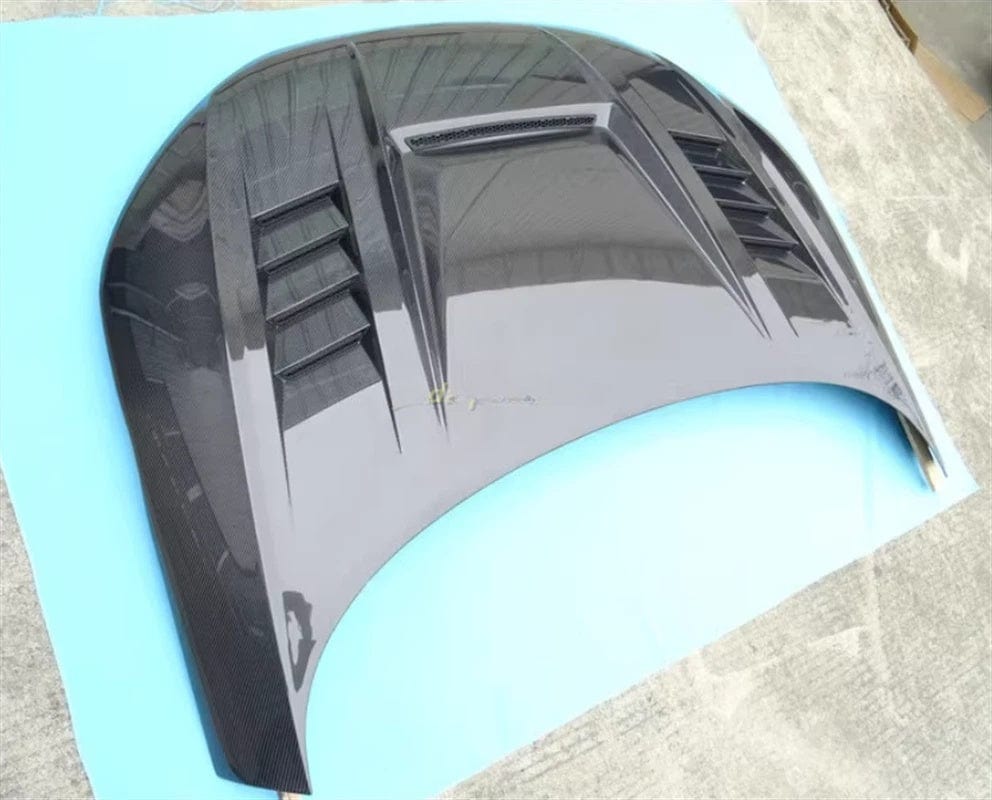 AUDI TT TTS TTRS 8S 8S.5 MK3 BZ Style Vented Bonnet Hood 2016-2024 Kazento Carbon Parts Carbon Fiber TTRS-HOOD-BZ-CF