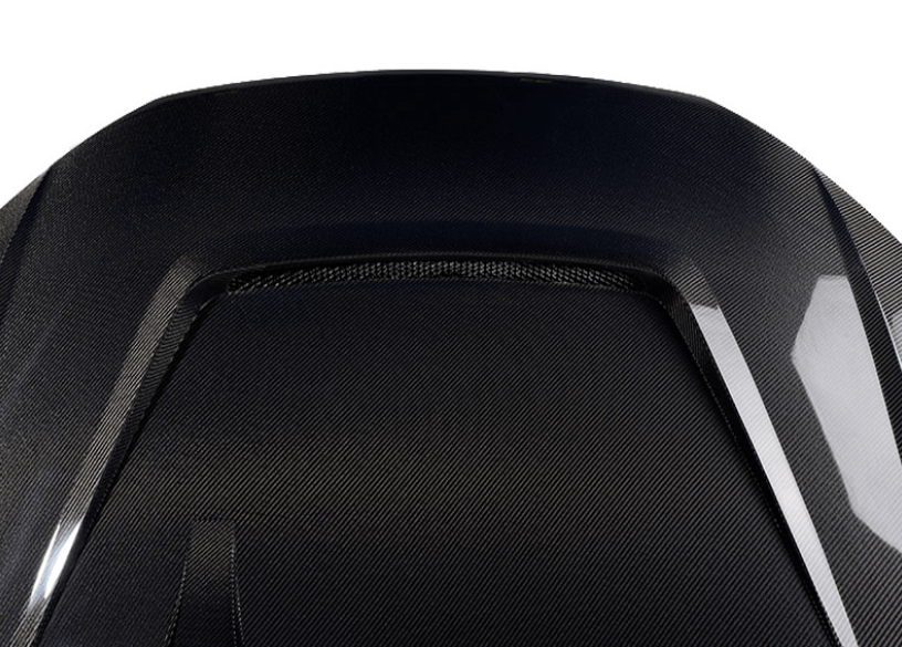 AUDI TT TTS TTRS 8S 8S.5 MK3 Front Vented Bonnet Hood 2016-2024 Kazento Carbon Parts Bonnets/Hoods Carbon Fiber TT-HOOD-1823-KZ-CF