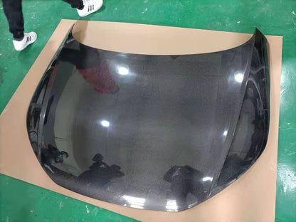 AUDI TT TTS TTRS 8S 8S.5 MK3 OEM Style Bonnet Hood 2016-2024 Kazento Carbon Parts Carbon Fiber TTRS-HOOD-OE-CF