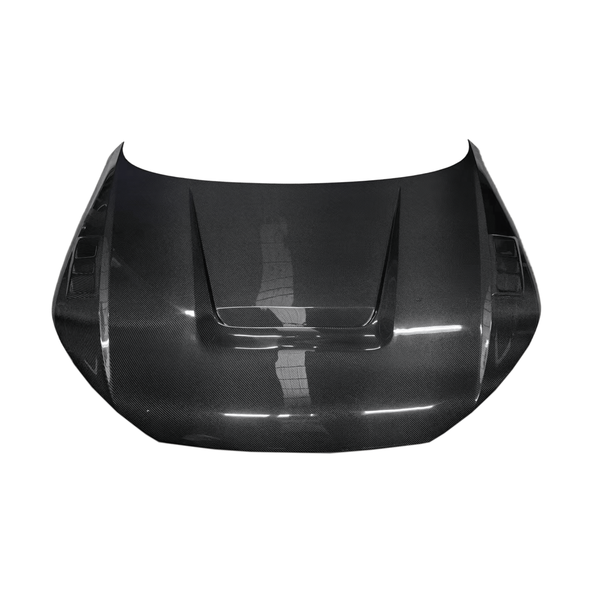 AUDI TT TTS TTRS 8S 8S.5 MK3 Vented Bonnet Hood 2016-2024 Kazento Carbon Parts Carbon Fiber TTS-HOOD-LN-CF