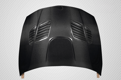 BMW 1 Series M Coupe E82 E88 GTR Front Vented Bonnet Hood 2008-2013 Kazento Carbon Parts Carbon Fiber E82-HOOD-GTR-CF