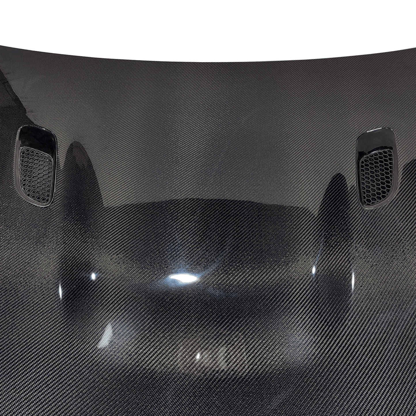 BMW 3 Series E90 330i 335i 4DR M3 Look Vented Hood Bonnet 2005-2008 Kazento Carbon Parts Carbon Fiber E900508-HOOD-M3-CF