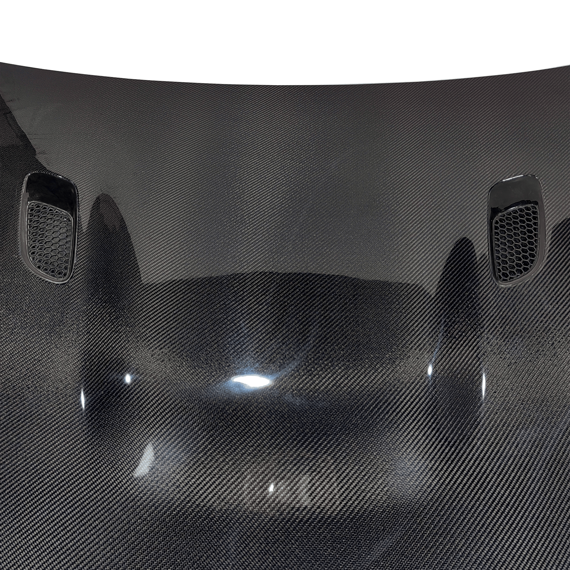 BMW 3 Series E90 330i 335i 4DR M3 Look Vented Hood Bonnet 2005-2008 Kazento Carbon Parts Carbon Fiber E900508-HOOD-M3-CF