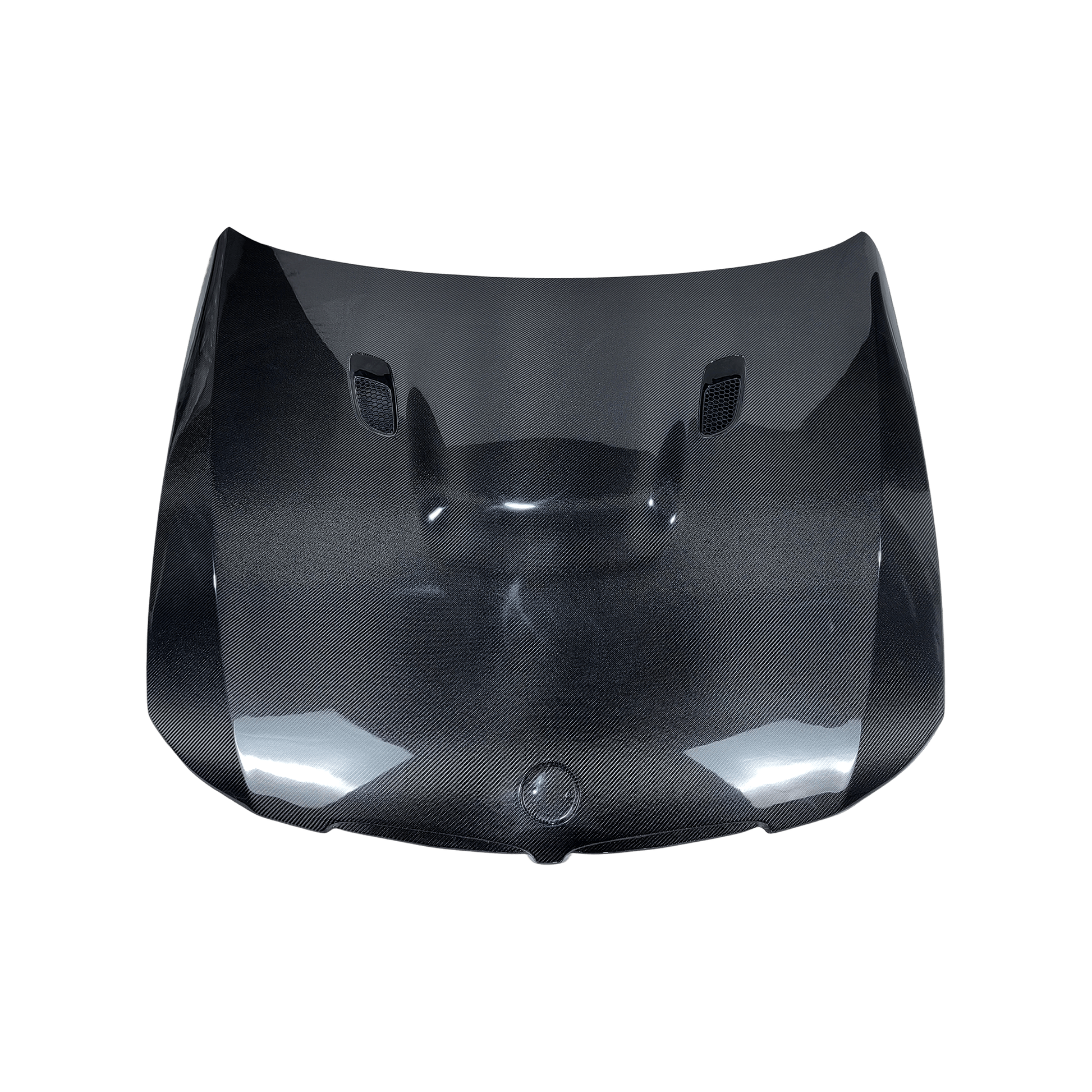 BMW 3 Series E90 330i 335i 4DR M3 Look Vented Hood Bonnet 2005-2008 Kazento Carbon Parts Carbon Fiber E900508-HOOD-M3-CF