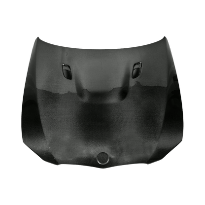 BMW 3 Series E92 Coupe M3 Style Front Vented Bonnet Hood 2011-2013 Kazento Carbon Parts Bonnets/Hoods Carbon Fiber E92M3-HOOD-KZ-CF