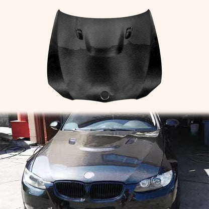BMW 3 Series E92 Coupe M3 Style Front Vented Bonnet Hood 2011-2013 Kazento Carbon Parts Bonnets/Hoods Carbon Fiber E92M3-HOOD-KZ-CF