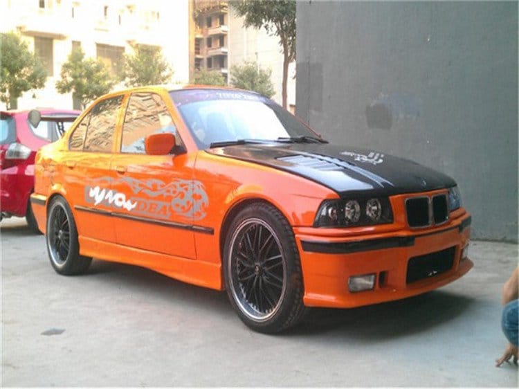 BMW 3 Series M3 E36 4DR Sedan GTR Style Vented Hood Bonnet 1992-1999