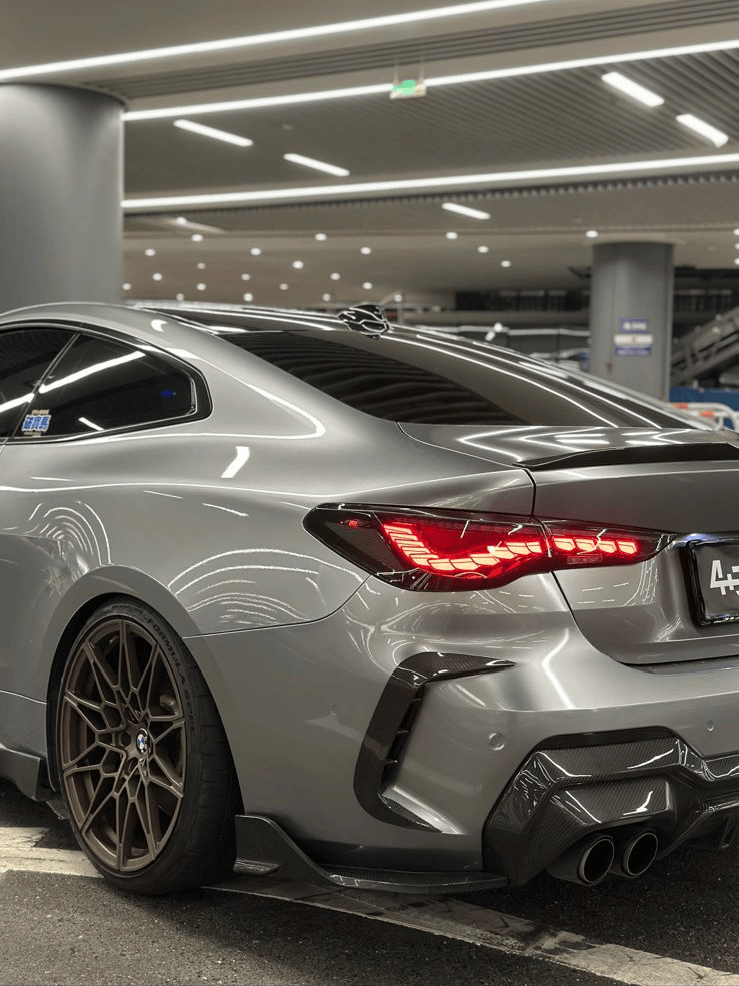 BMW 4-Series M4 G82 G83 G22 G23 G26 GTS Style OLED Tail Lights Set Kazento Carbon Parts