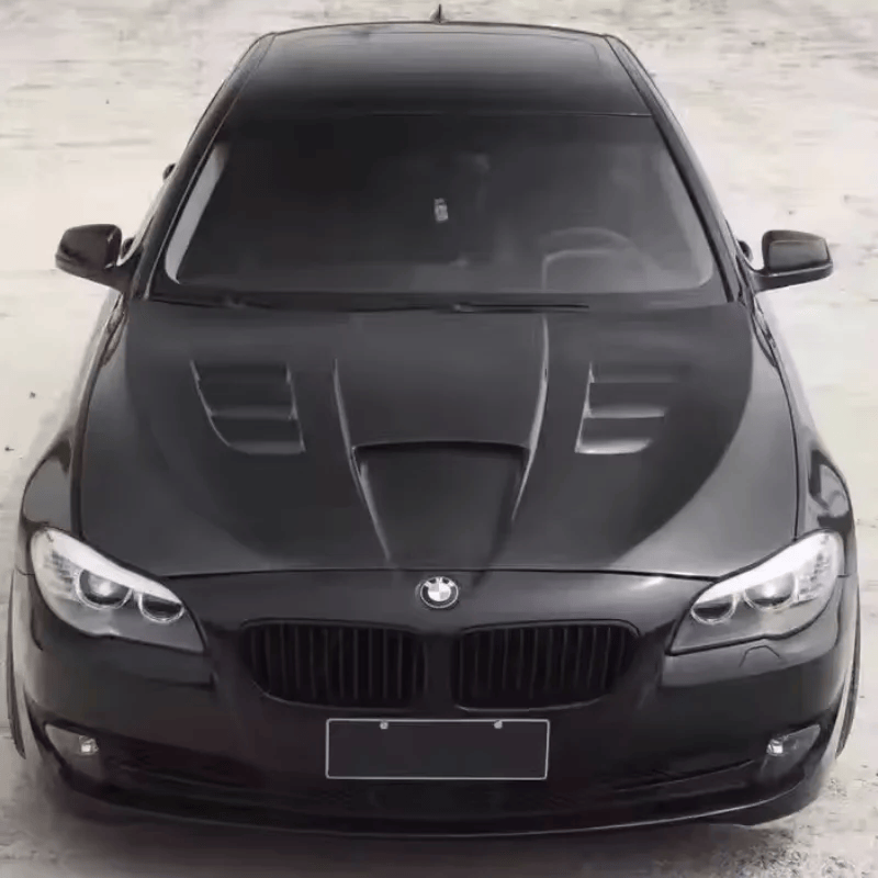 BMW 5 Series F10 F18 Sedan ASPEC V2 Style Vented Hood Bonnet 2010-16