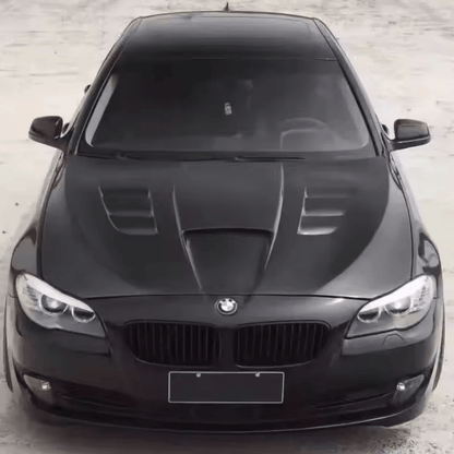 BMW 5 Series F10 F18 Sedan ASPEC V2 Style Vented Hood Bonnet 2010-16