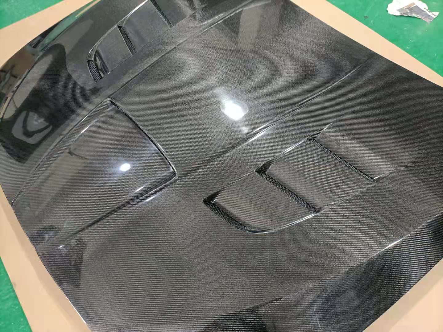 BMW 5 Series F10 F18 Sedan ASPEC V2 Style Vented Hood Bonnet 2010-16