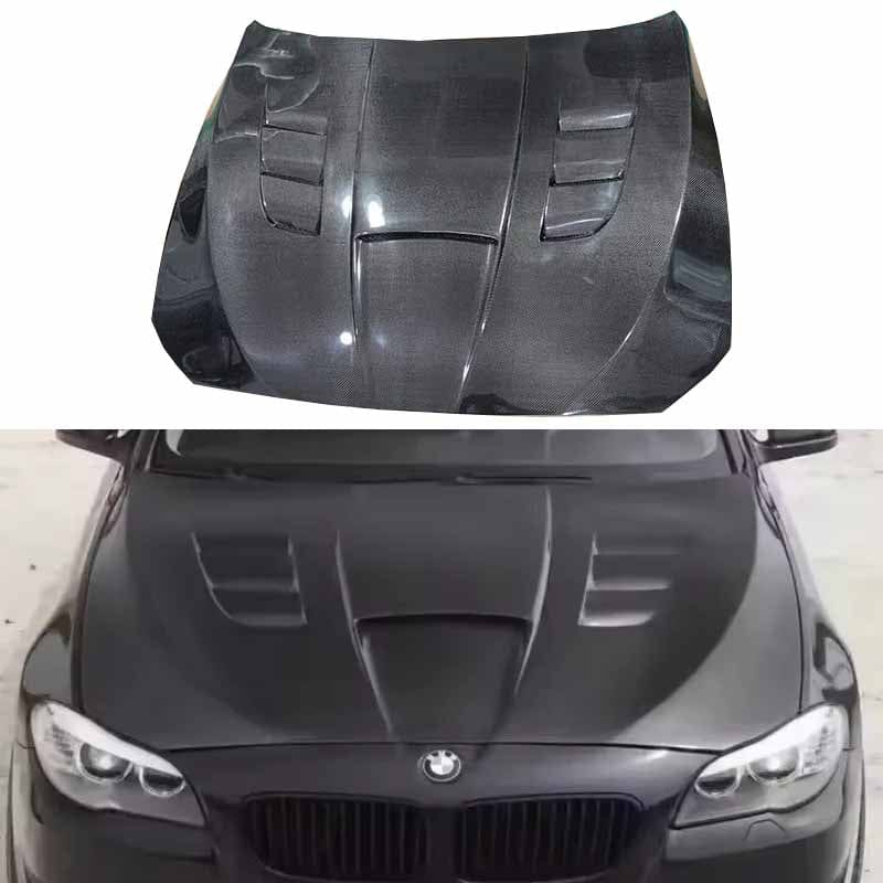 BMW 5 Series F10 F18 Sedan ASPEC V2 Style Vented Hood Bonnet 2010-16