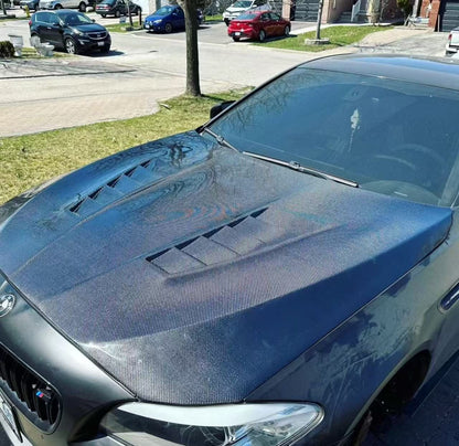 BMW 5 Series F10 F18 Sedan DTM Style Vented Hood Bonnet 2010-2016
