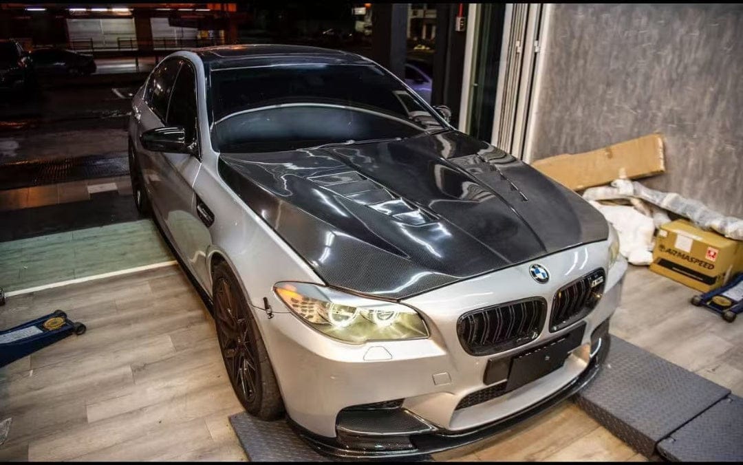 BMW 5 Series F10 F18 Sedan DTM Style Vented Hood Bonnet 2010-2016