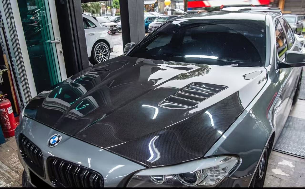 BMW 5 Series F10 F18 Sedan Vorsteiner Style Vented Hood Bonnet 2010-16