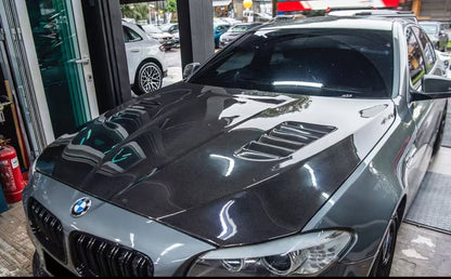 BMW 5 Series F10 F18 Sedan Vorsteiner Style Vented Hood Bonnet 2010-16