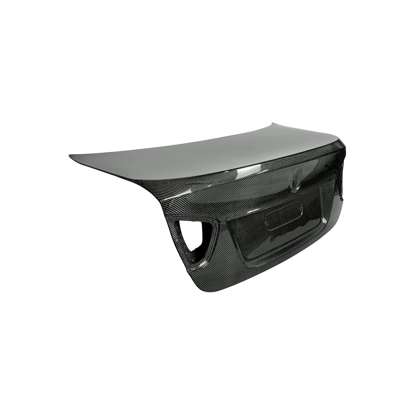 BMW E90 3 Series Sedan 05-08 Only Ducktail Style Carbon Rear Trunk Kazento Carbon Parts Carbon Fiber E90-TRUNK-58WLDC-CF