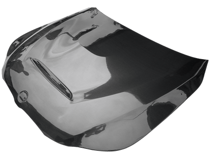 BMW E90 E91 06-08 3 Series 4 Door GTS Style Carbon Fiber Hood Bonnet Kazento Carbon Parts Bonnets/Hoods Carbon Fiber E90-HOOD-GTS-CF