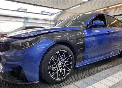 BMW F30 3 Series Carbon Fiber Side Front Vent Fender Pair Kazento Carbon Parts 车身侧板 Carbon Fiber F30-FF-ADL-CF