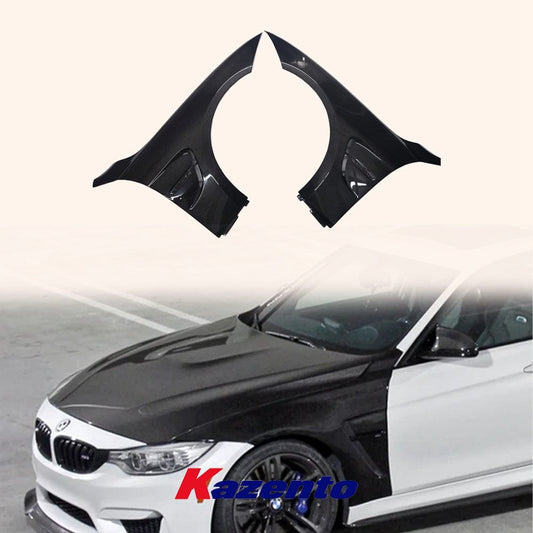 BMW F30 3 Series Carbon Fiber Side Front Vent Fender Pair
