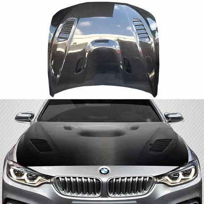 BMW F30 & F32 & F80 M3 & F82 M4 DT Style Front Vented Hood Bonnet