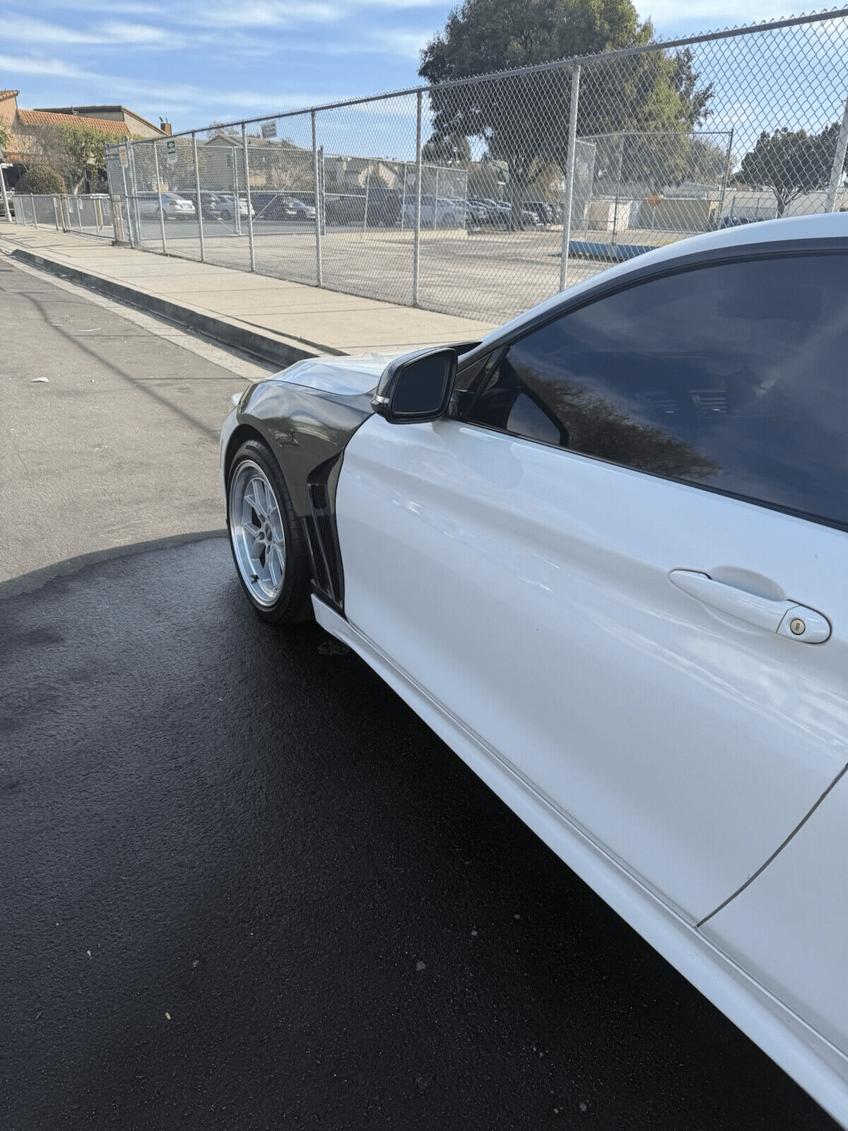 BMW F32/F33/F36 4 Series M4 Style Front Fenders with Vents 2013-2020 Kazento Carbon Parts 车身侧板 Carbon Fiber F32-FF-KZ-CF
