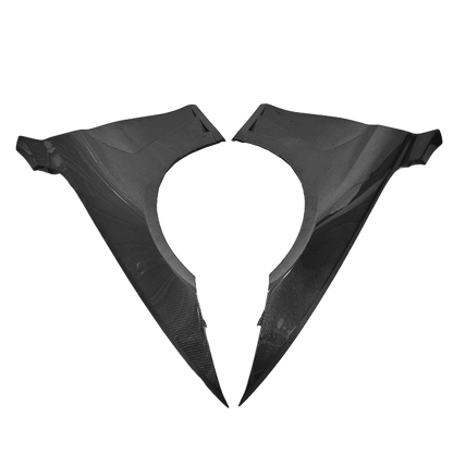 BMW F32/F33/F36 4 Series M4 Style Front Fenders with Vents 2013-2020 Kazento Carbon Parts 车身侧板 Carbon Fiber F32-FF-KZ-CF