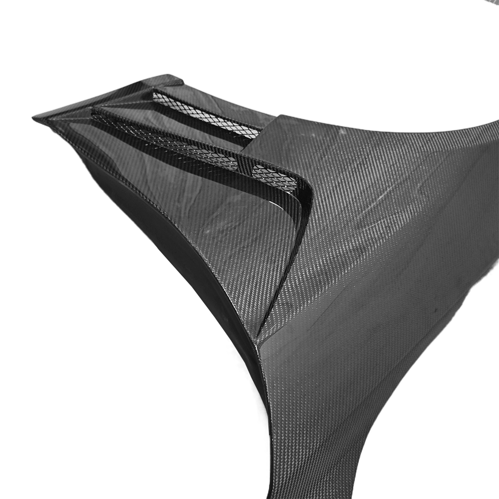 BMW F32/F33/F36 4 Series M4 Style Front Fenders with Vents 2013-2020 Kazento Carbon Parts 车身侧板 Carbon Fiber F32-FF-KZ-CF